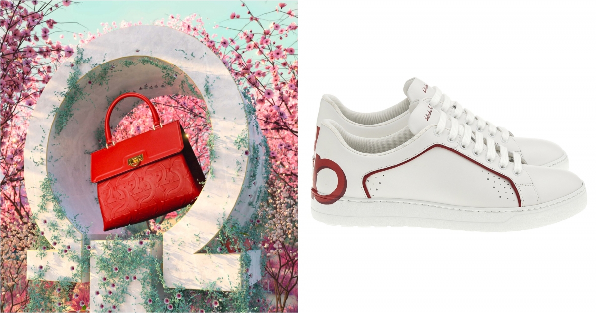 Salvatore Ferragamo FREEDOM白色球鞋,NT$26,900
