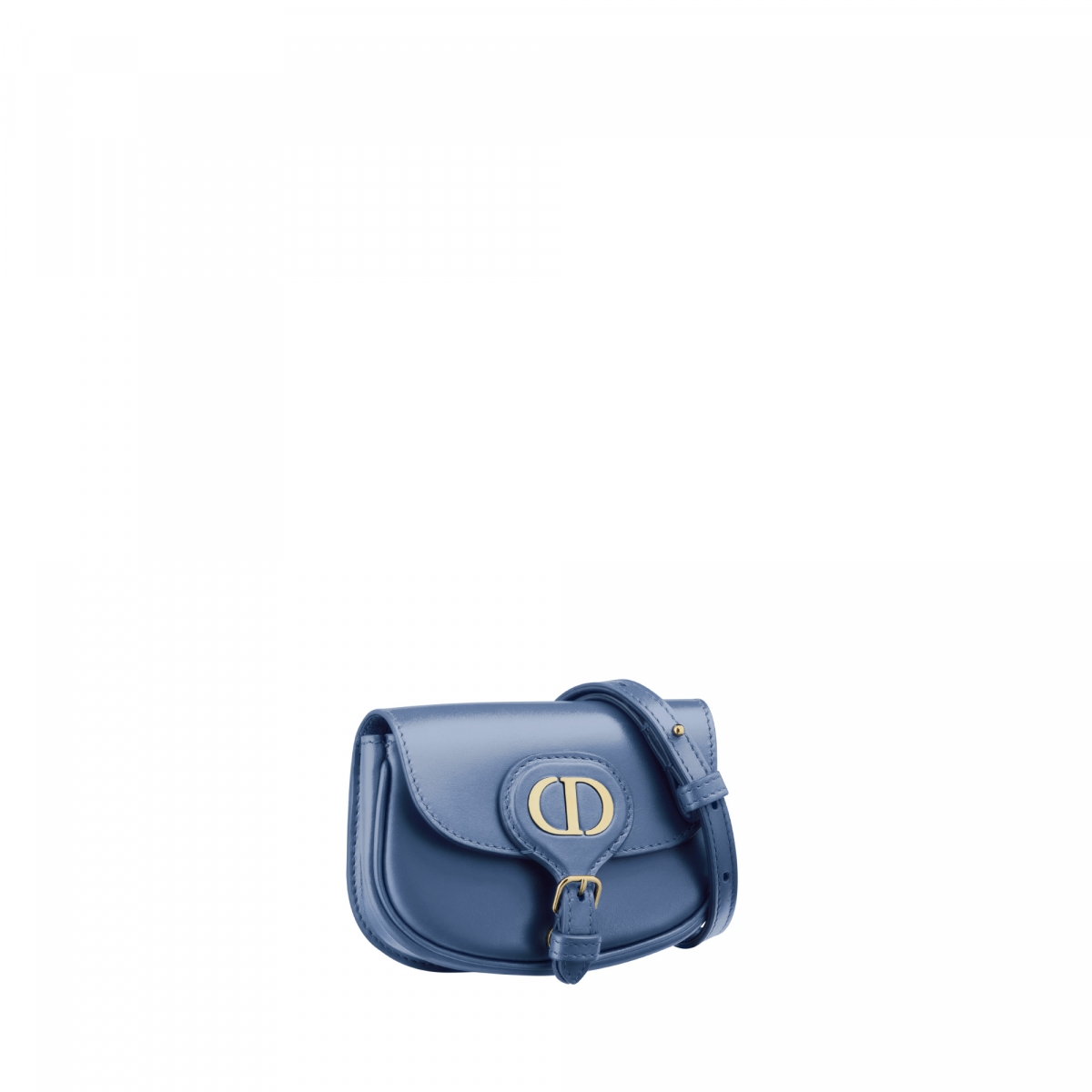 Dior Bobby 希臘藍光滑小牛皮迷你肩背包,NT$39,000