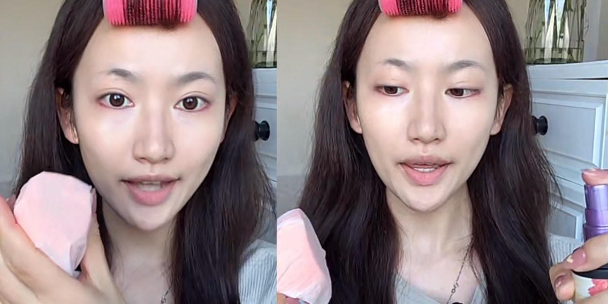 不浮粉底妝技巧3:紙巾吸收多餘粉底