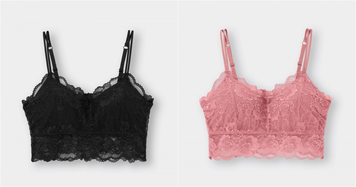 GU 無鋼圈無背扣胸罩，NT$590