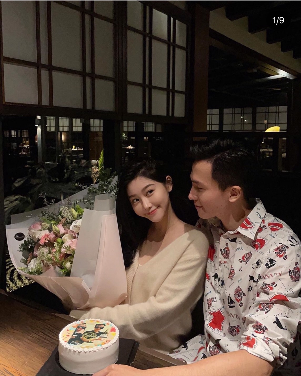 小予與男友甜蜜曬恩愛