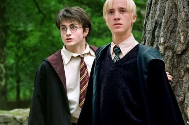 哈利波特與跩哥馬份是人氣CP組合