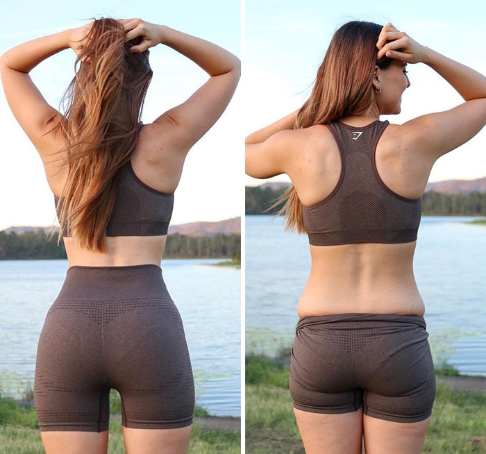 背部也可以差很大