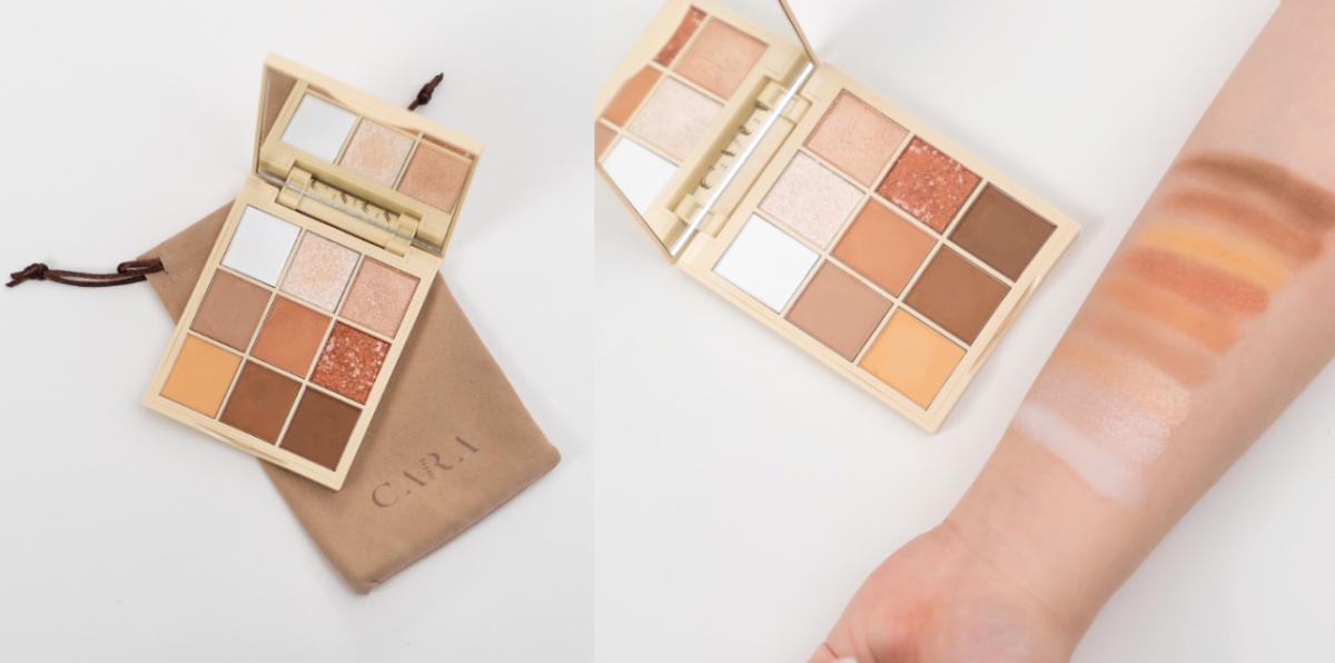 日常眼影盤推薦2:Cara Beauty 原生系列 九色眼影盤,NT$880
