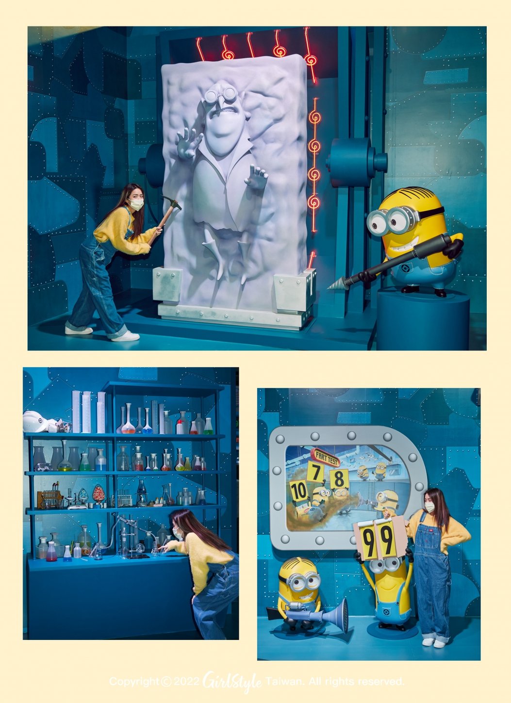 芭娜娜！！又黃又圓的超可愛小小兵來啦！期盼已久好拍好玩的「神偷奶爸大視界展」終於開跑，小編帶你搶先體驗！