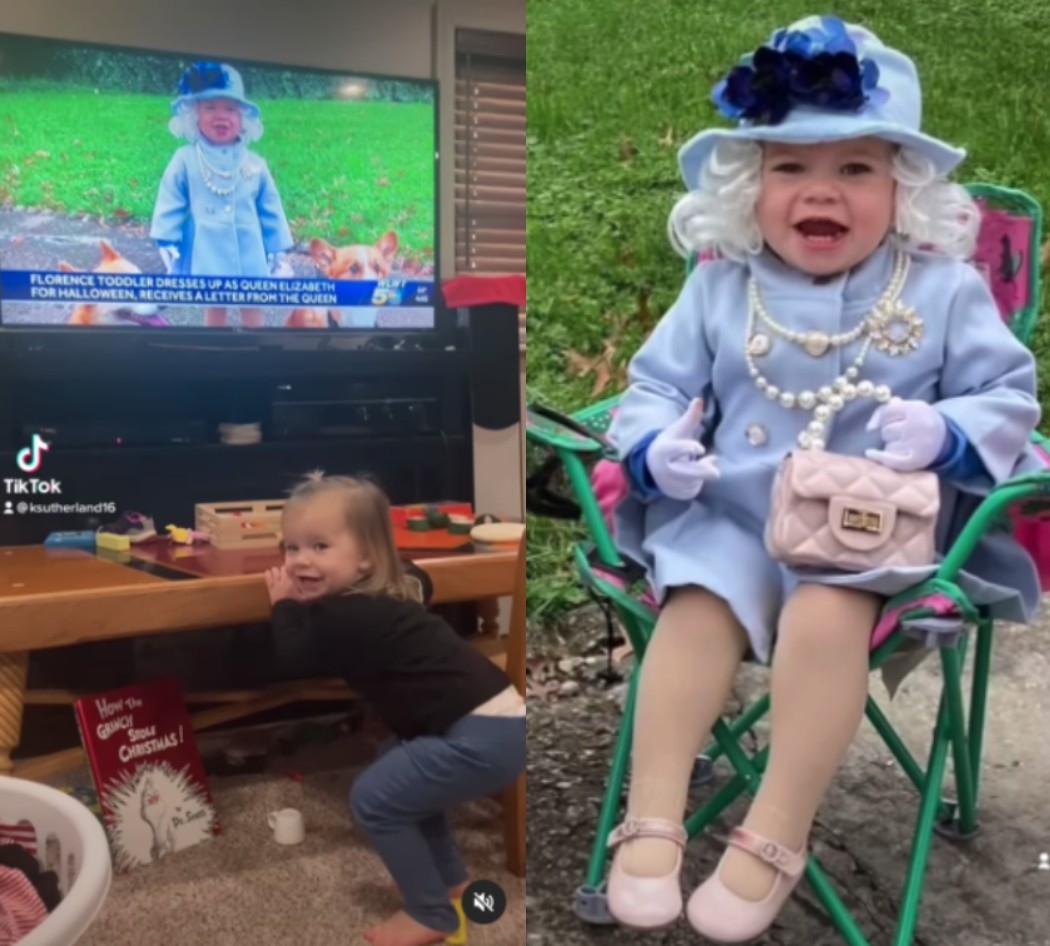 這名可愛的女童爆紅後吸引了大量網友追蹤。