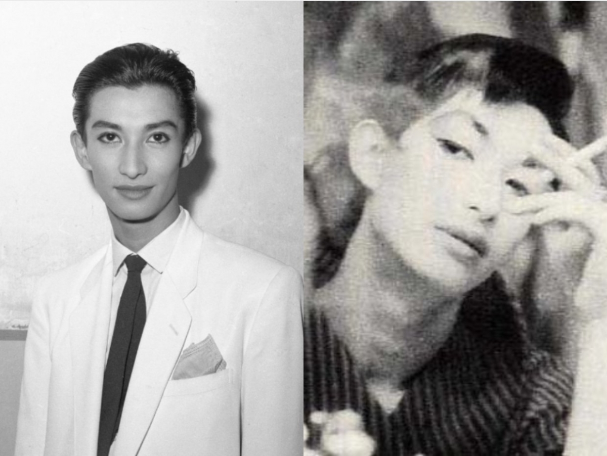 美輪明宏年輕時非常英俊,且擁有精緻的五官與好歌喉。