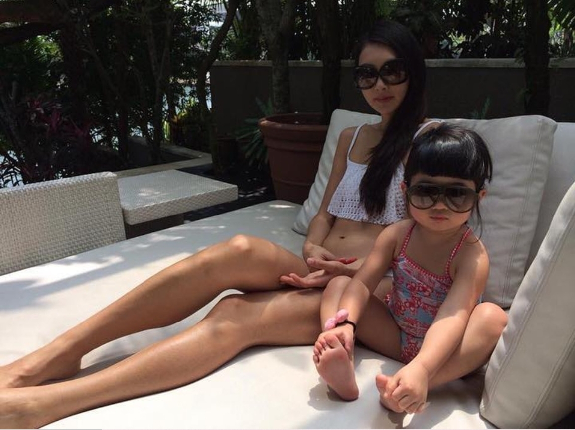 吳速玲擁有模特兒長腿+美女臉蛋