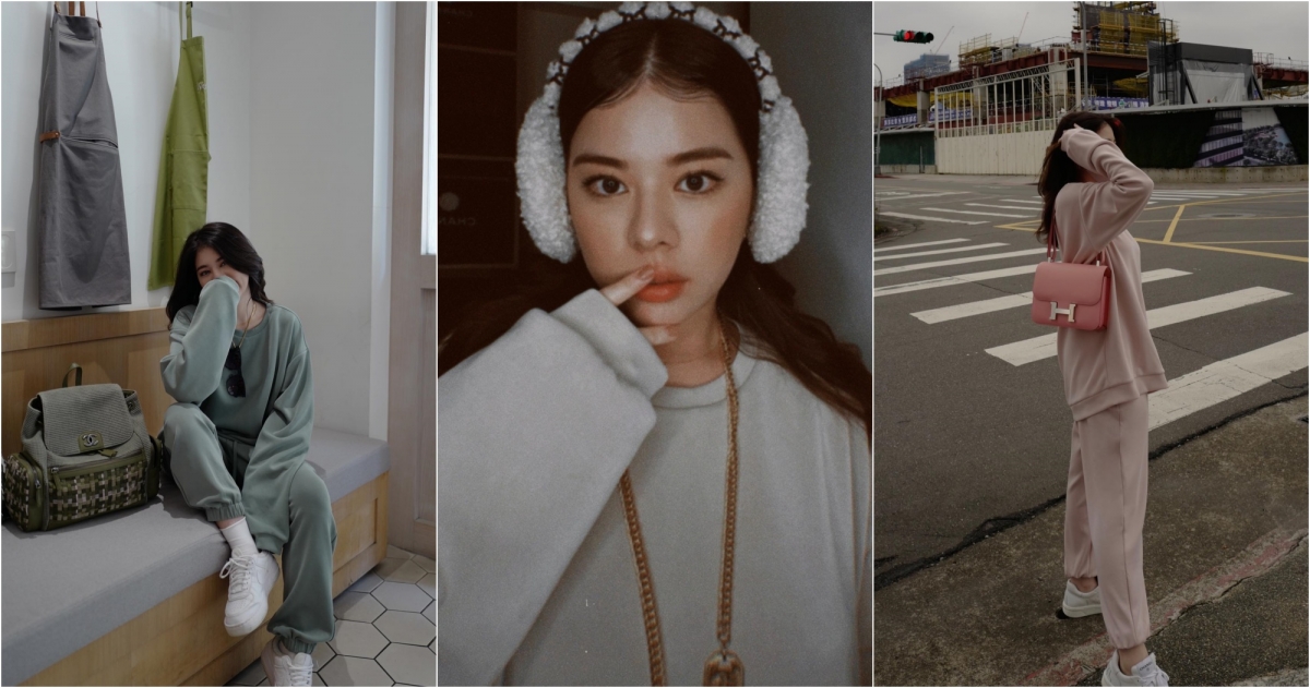 ??? ?? ?主理人Shannon經常以舒服的Sweatshirt搭配亮眼配件,輕鬆就時髦