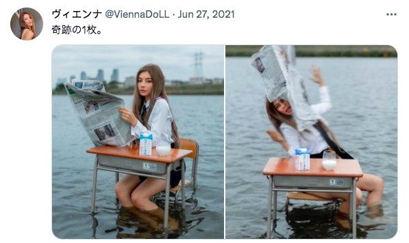 女推特「理想與現實」