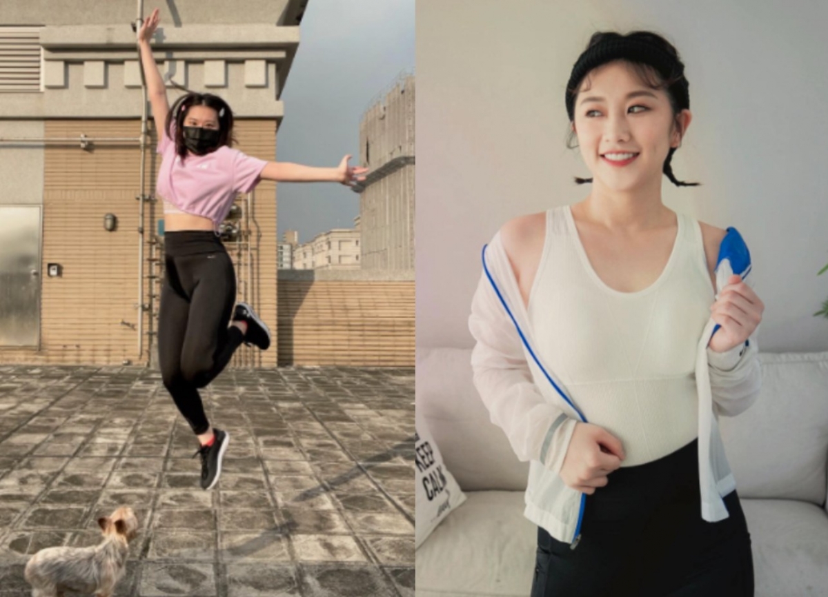 焦凡凡平日會到住家頂樓跳繩。