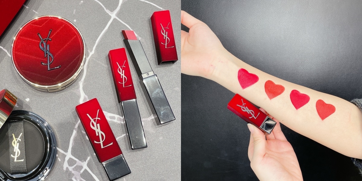 YSL奢華緞面唇膏 熾熱絨情版，NT$1,380