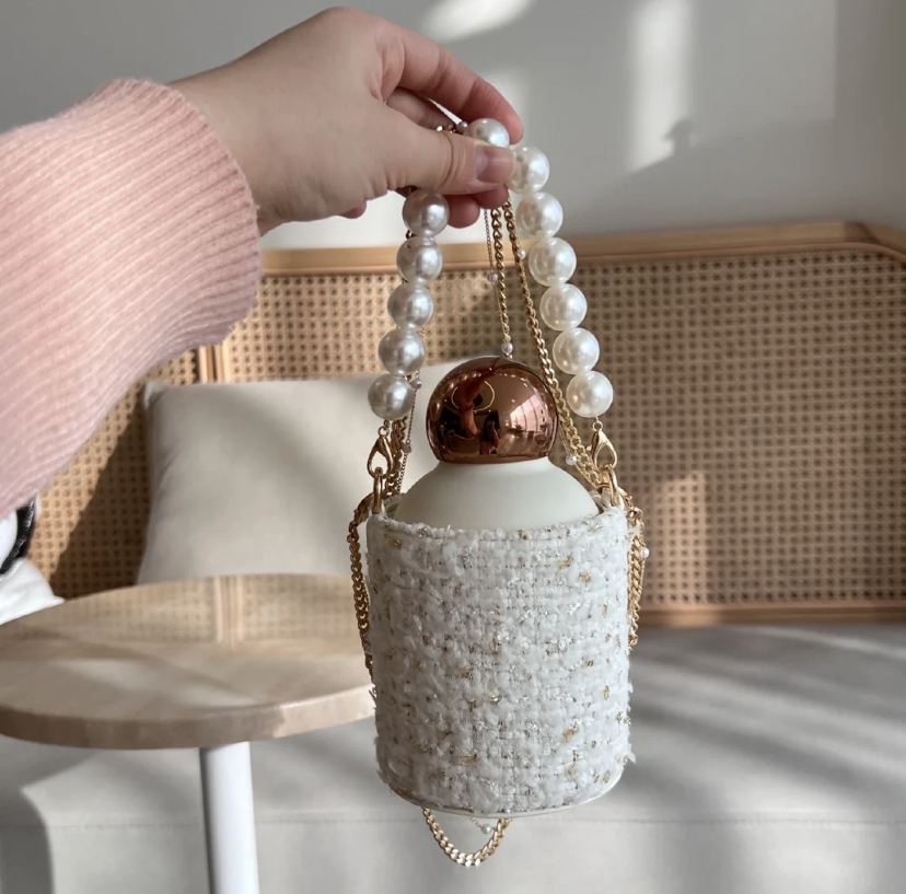 小香風暖手保溫杯背帶