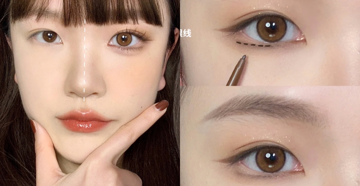 臥蠶畫法2:韓式眼瞼下至