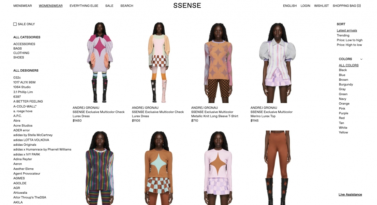 SSENSE 電商平台