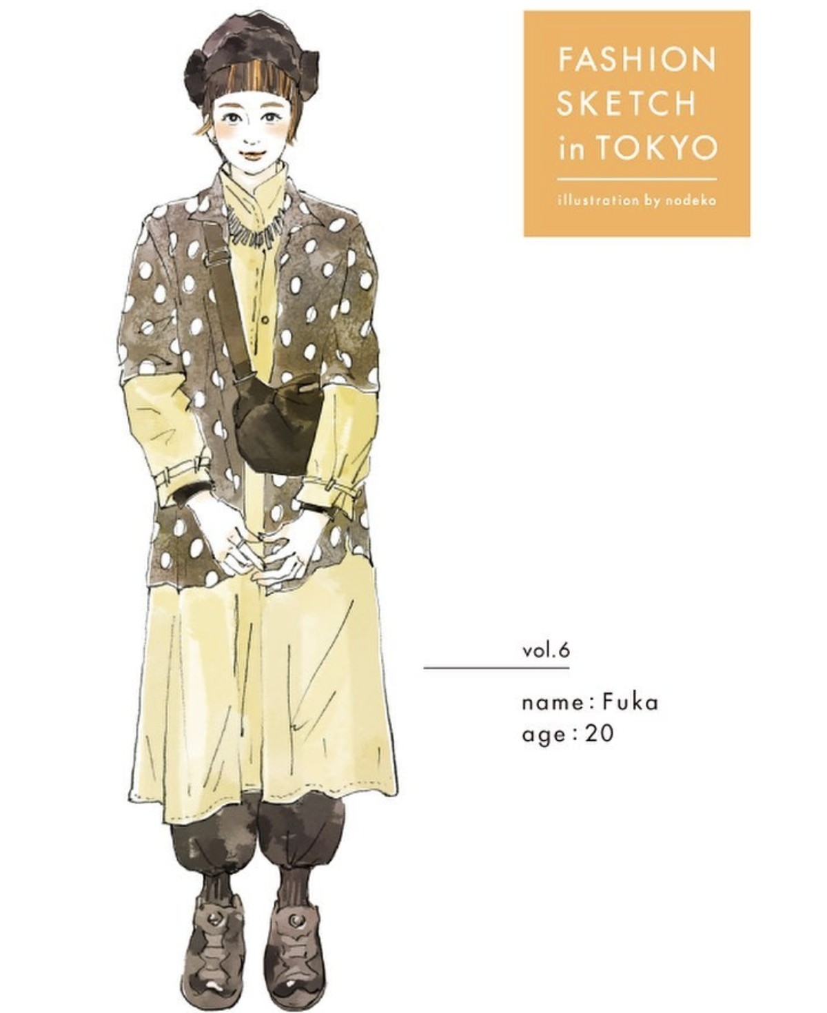 日本插畫家 nodeko 筆下的日本女孩。