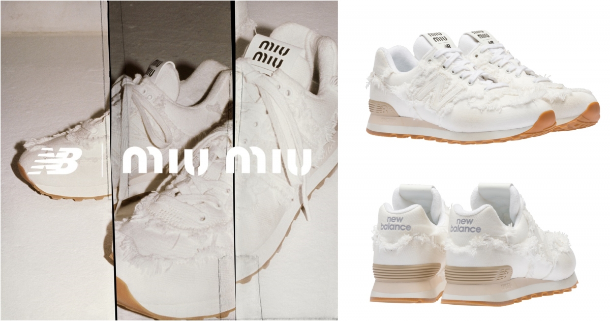 MIUMIU New Balance x Miu Miu 聯名系列鞋款,NT$24,500