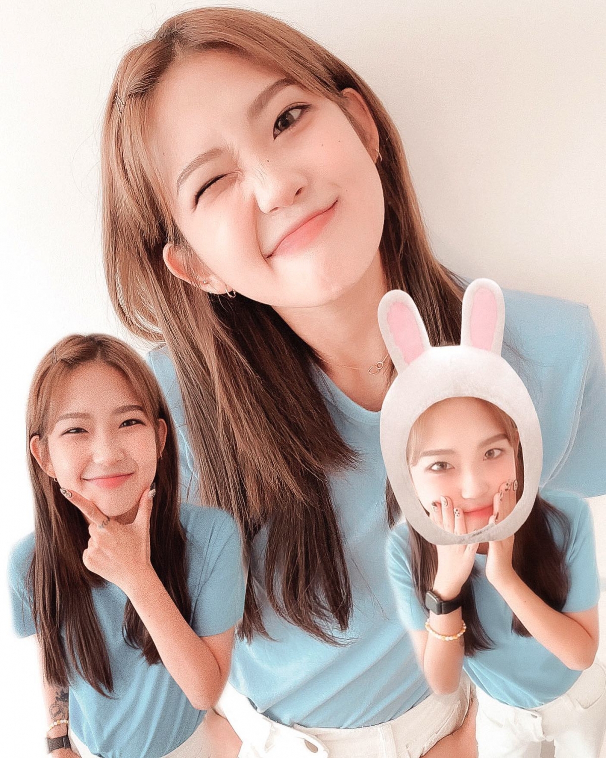 如今的她似乎已走出陰霾，成為陽光少女