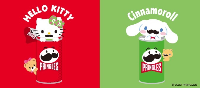 三麗鷗和品客洋芋片聯名，推出多款可愛商品。