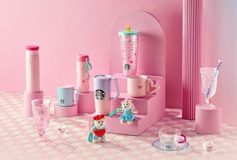 韓國星巴克「Sweet Love」情人節限定杯