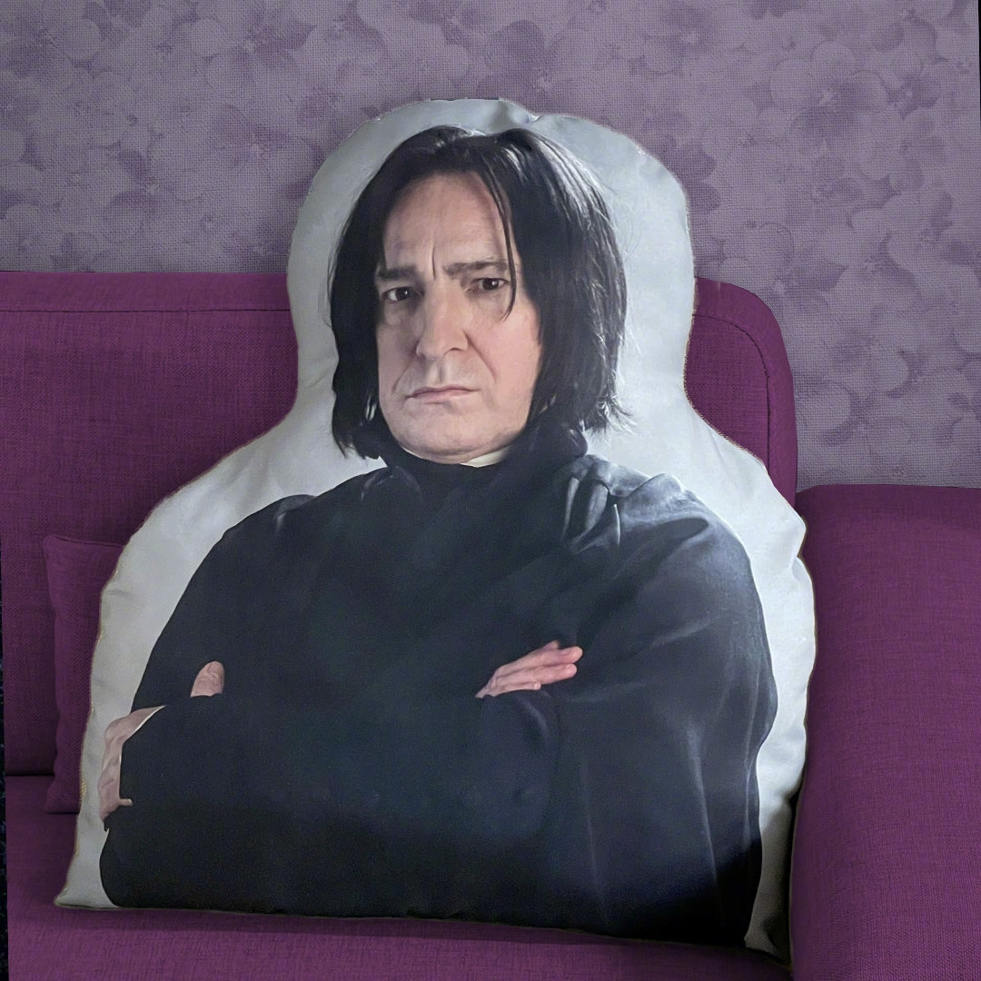 石內卜抱枕放在哪，教授就凝視到哪