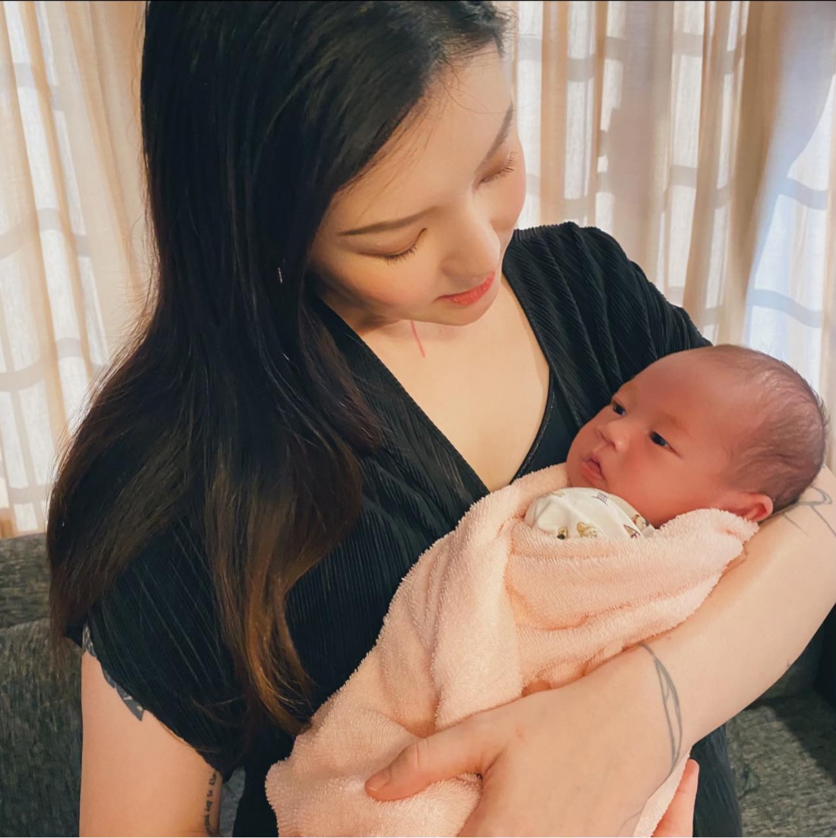 歐陽靖時常分享育兒經