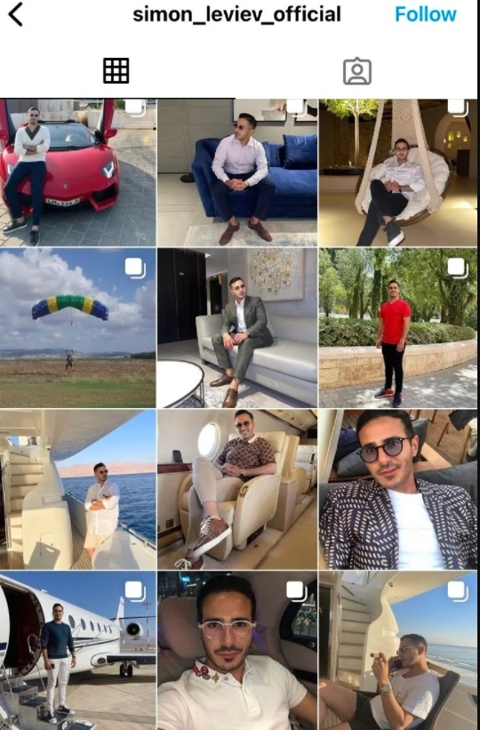 《Tinder大騙徒》紀錄片上線之後，賽門的IG已經被停用