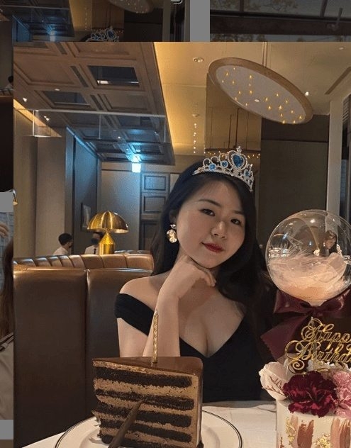 簡嘉芸生日戴上皇冠走公主風