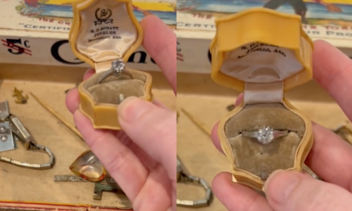 雖然瑪喬麗嫁給了別的男人,但她一直將當初的求婚戒指珍藏著。