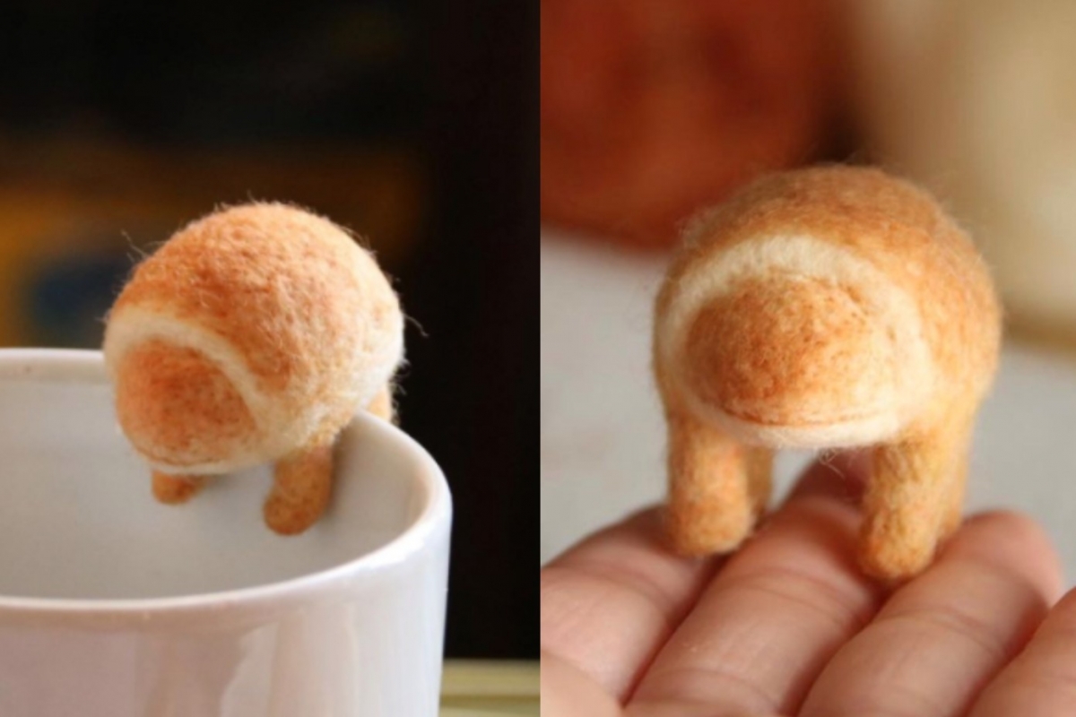 日本手作師DIY創作出了「長腳的麵包」。