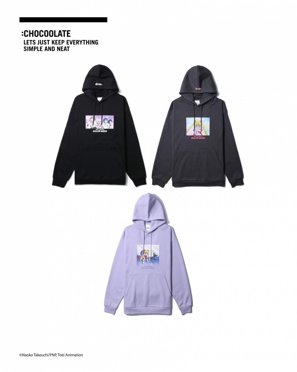 :CHOCOOLATE|美少女戰士 印花圖案連帽衛衣 NTD $3,359