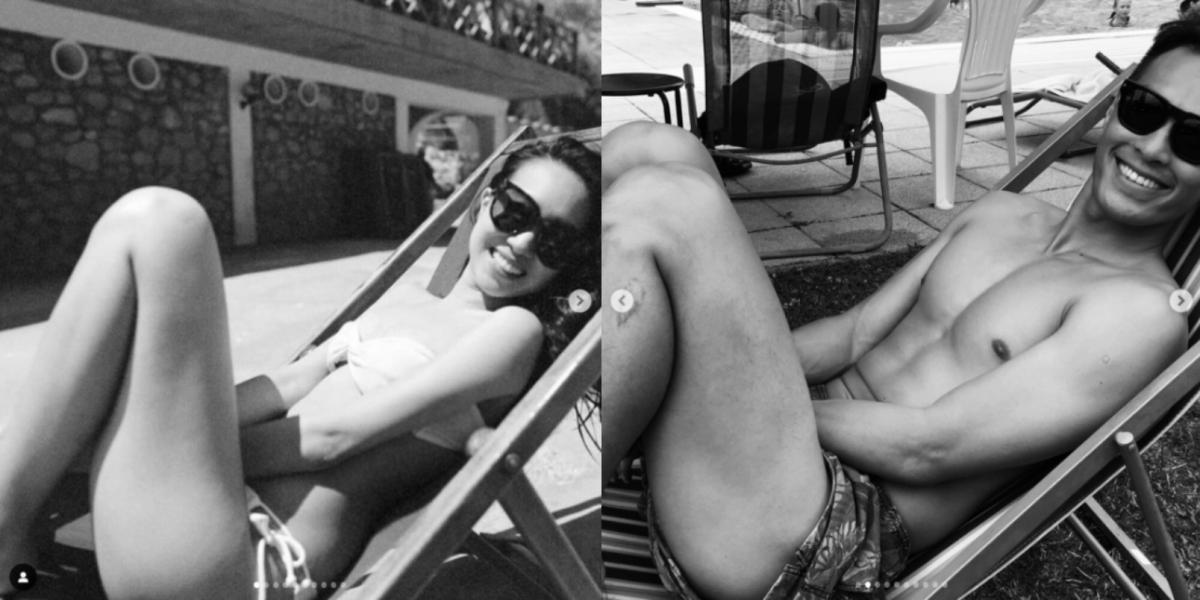 楊祐寧不僅PO祝賀老婆生日,更拍攝了一系列「致敬照」。