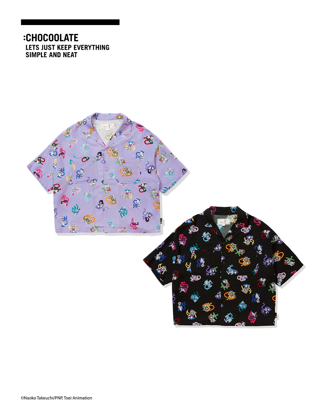 :CHOCOOLATE|美少女戰士 印花圖案夏威夷衫 NTD $3,359