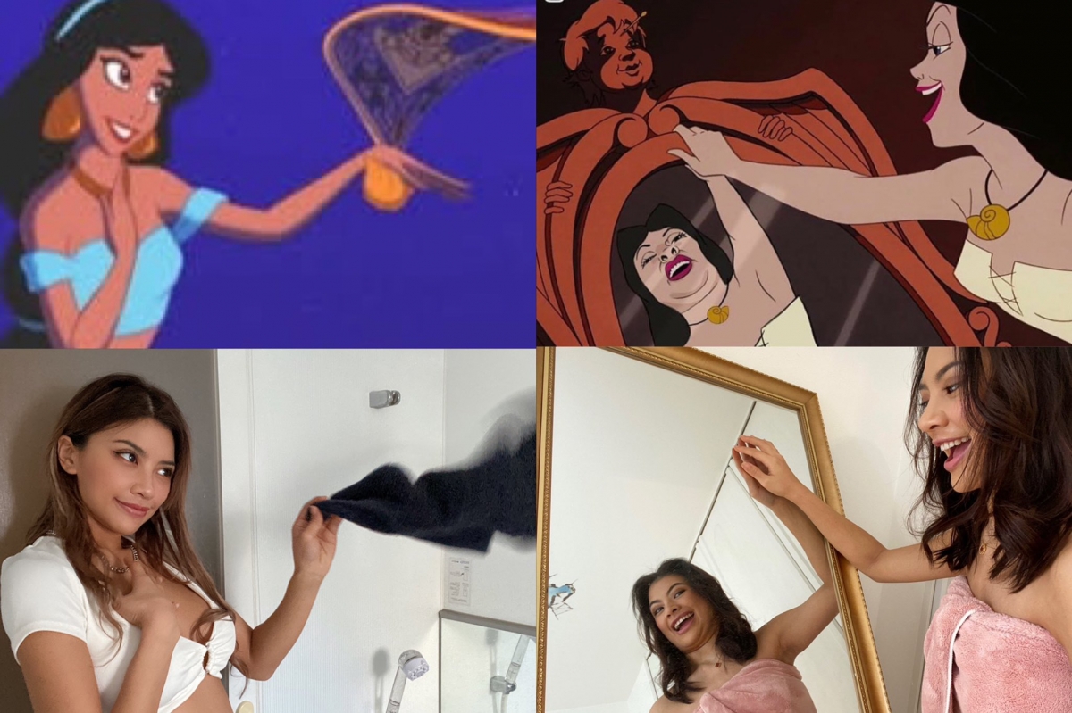 女推特「理想與現實」公主模仿照