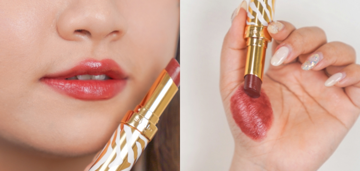 sisley 植物閃耀水潤光唇膏 #12 試色