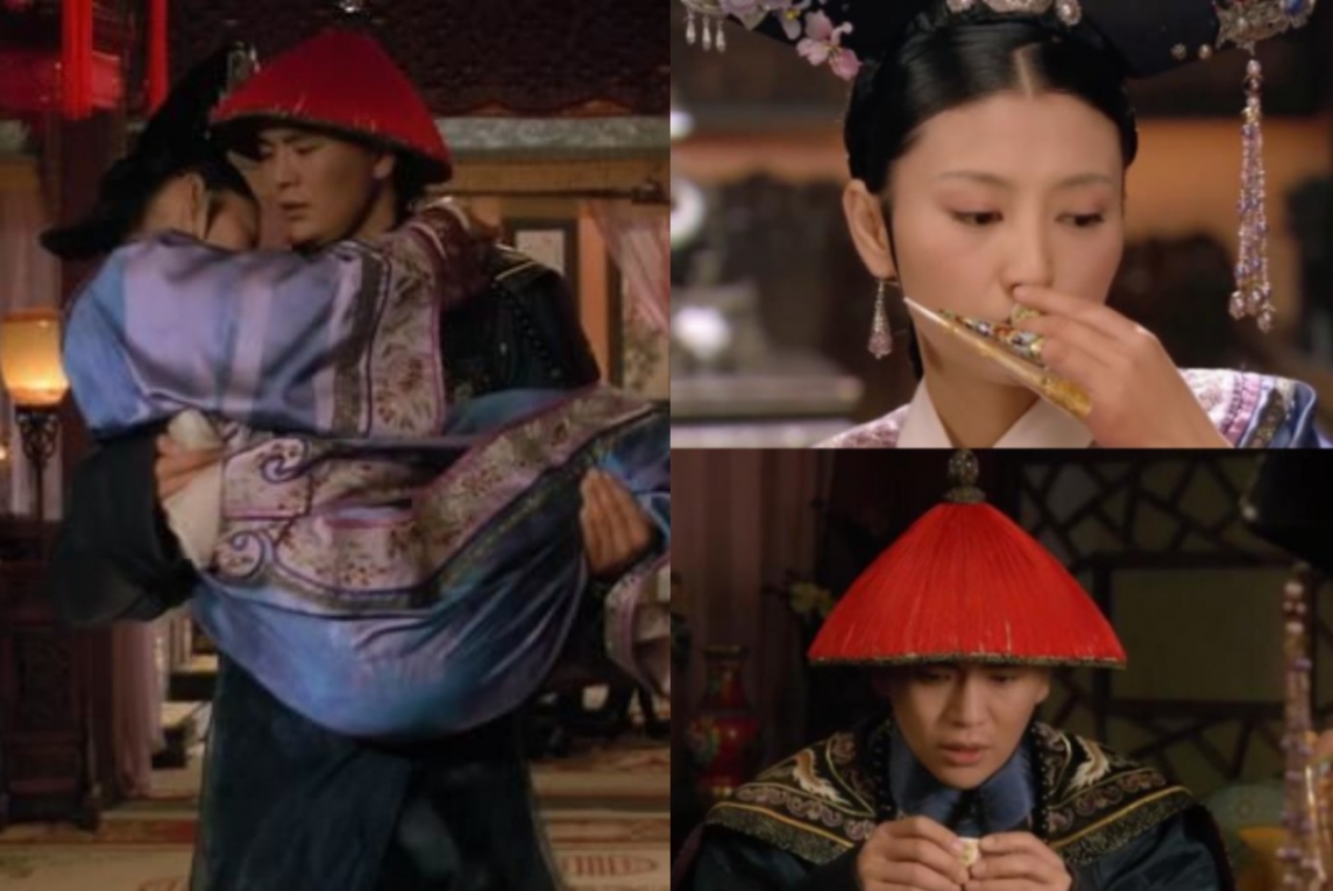 眉莊與溫太醫一起喝的酒，被網友點名是「色色酒」。