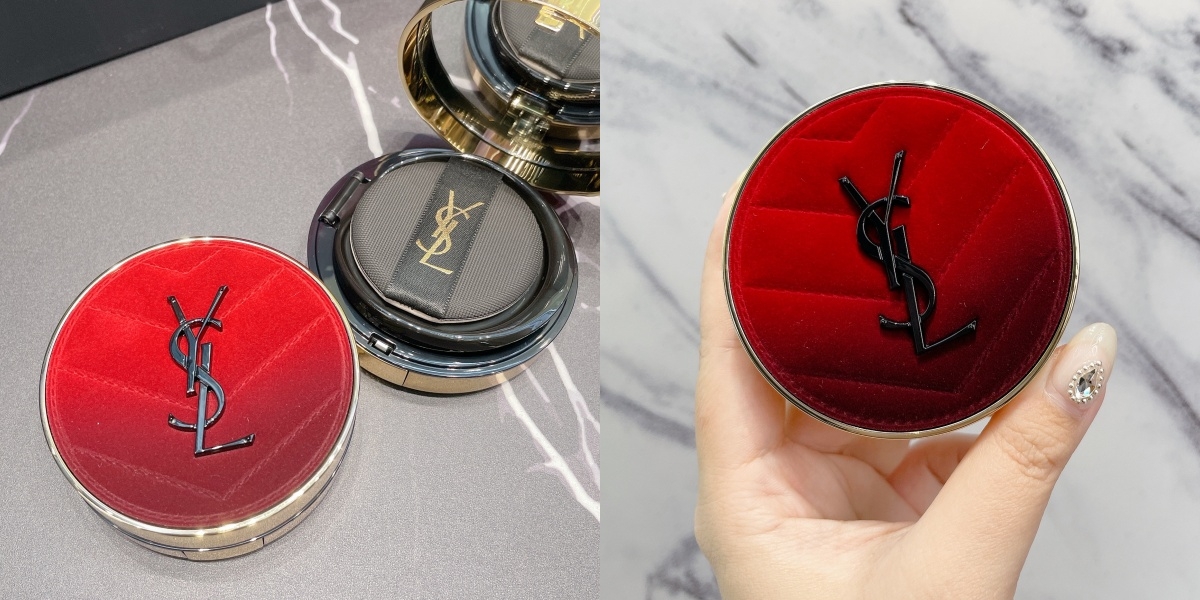 YSL 恆久完美氣墊粉餅（熾熱絨情版），NT$2,500