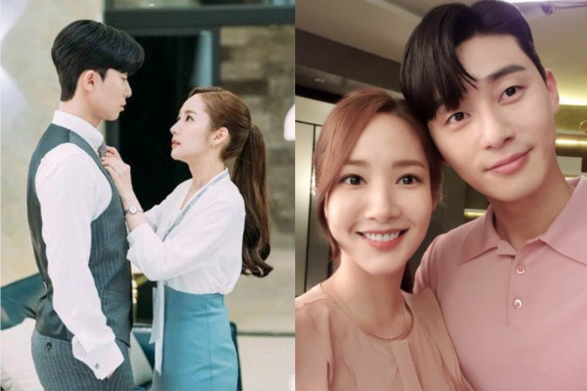 朴敘俊搭檔朴敏英演出《金秘書為何那樣》。