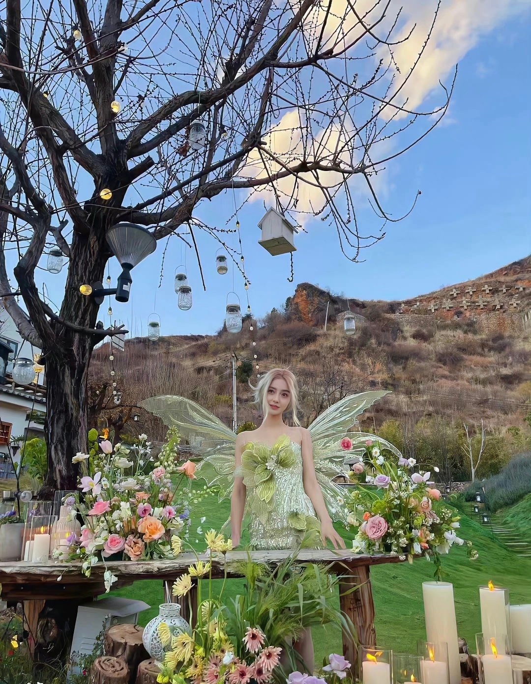 Angelababy浪漫生日派對