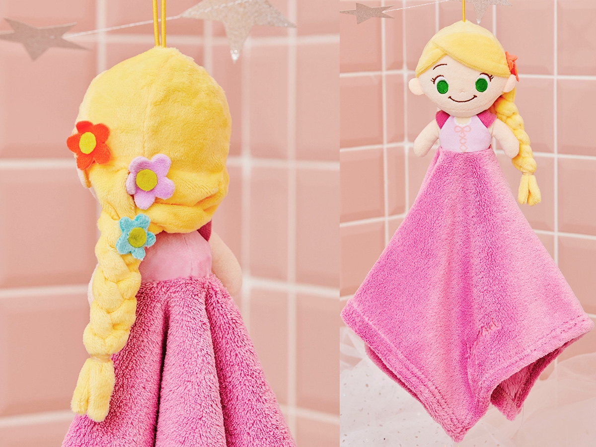 公主玩偶擦手巾《長髮公主》樂佩