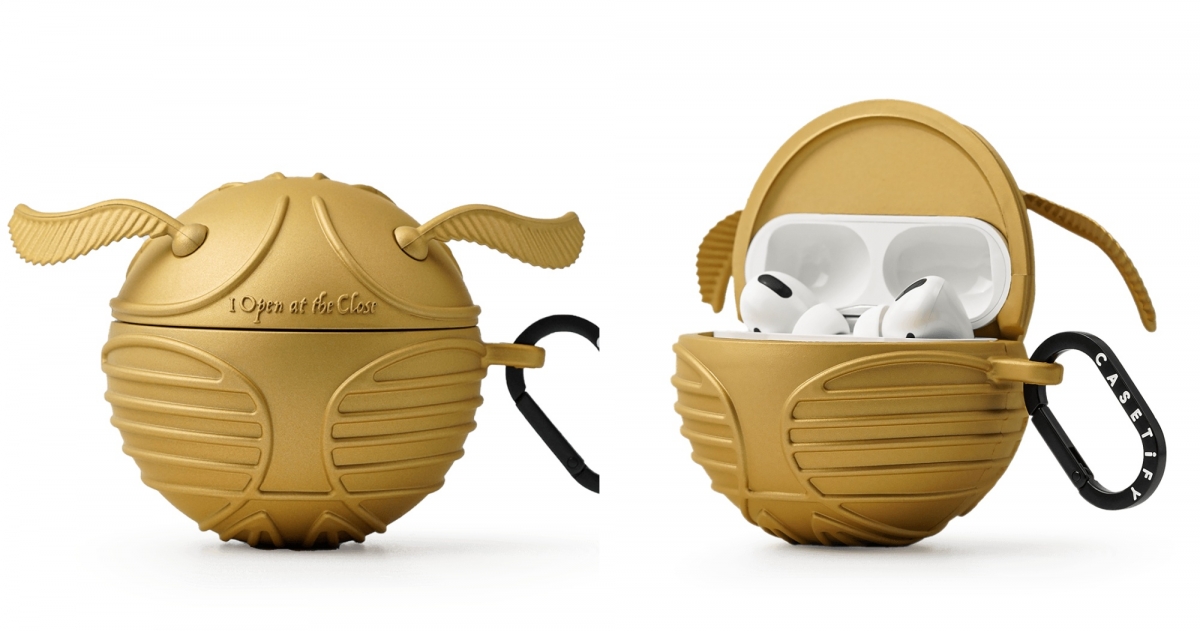 CASETiFY Limited Edition Golden Snitch AirPods Pro Case,NT$1,740
