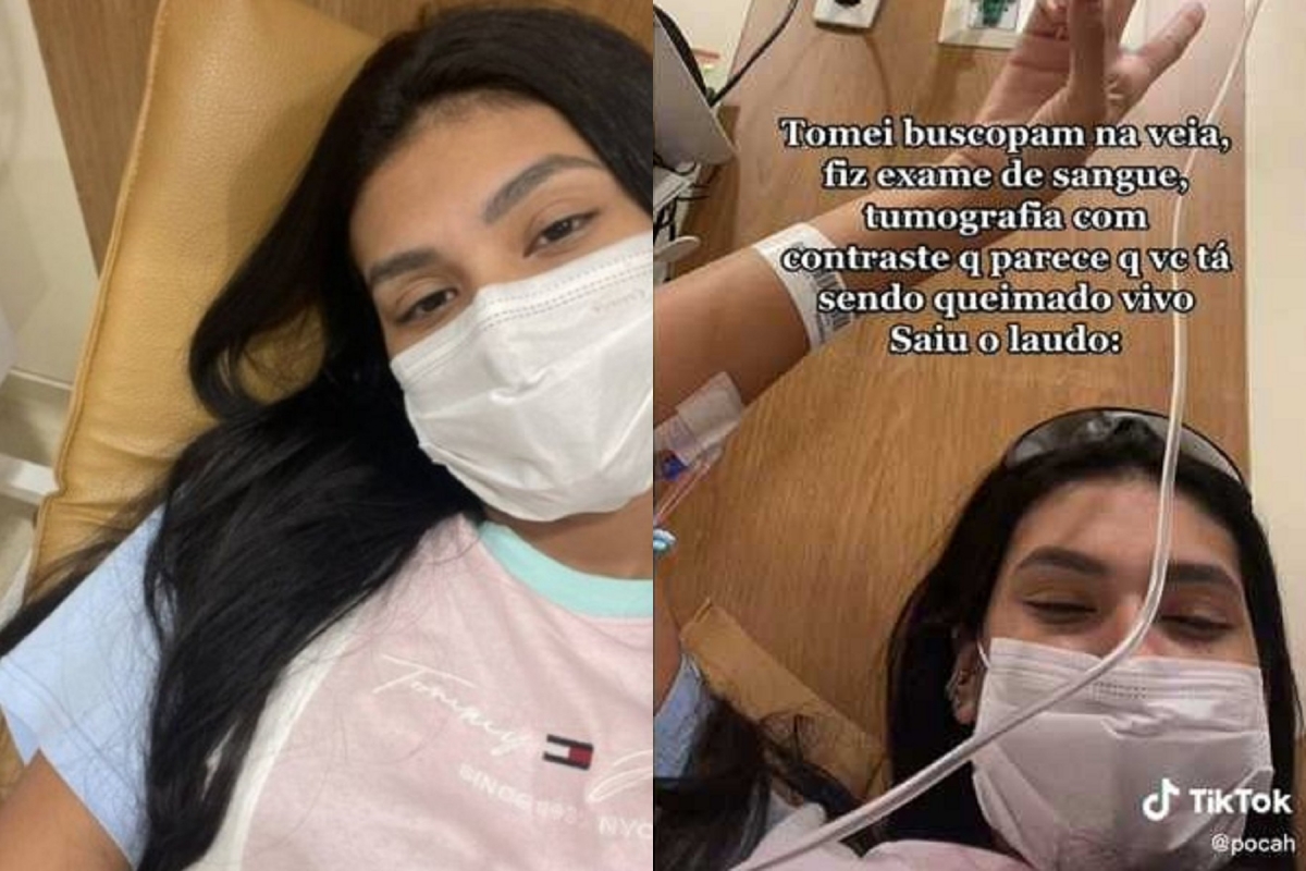 Pocah因為憋屁憋進了急診室