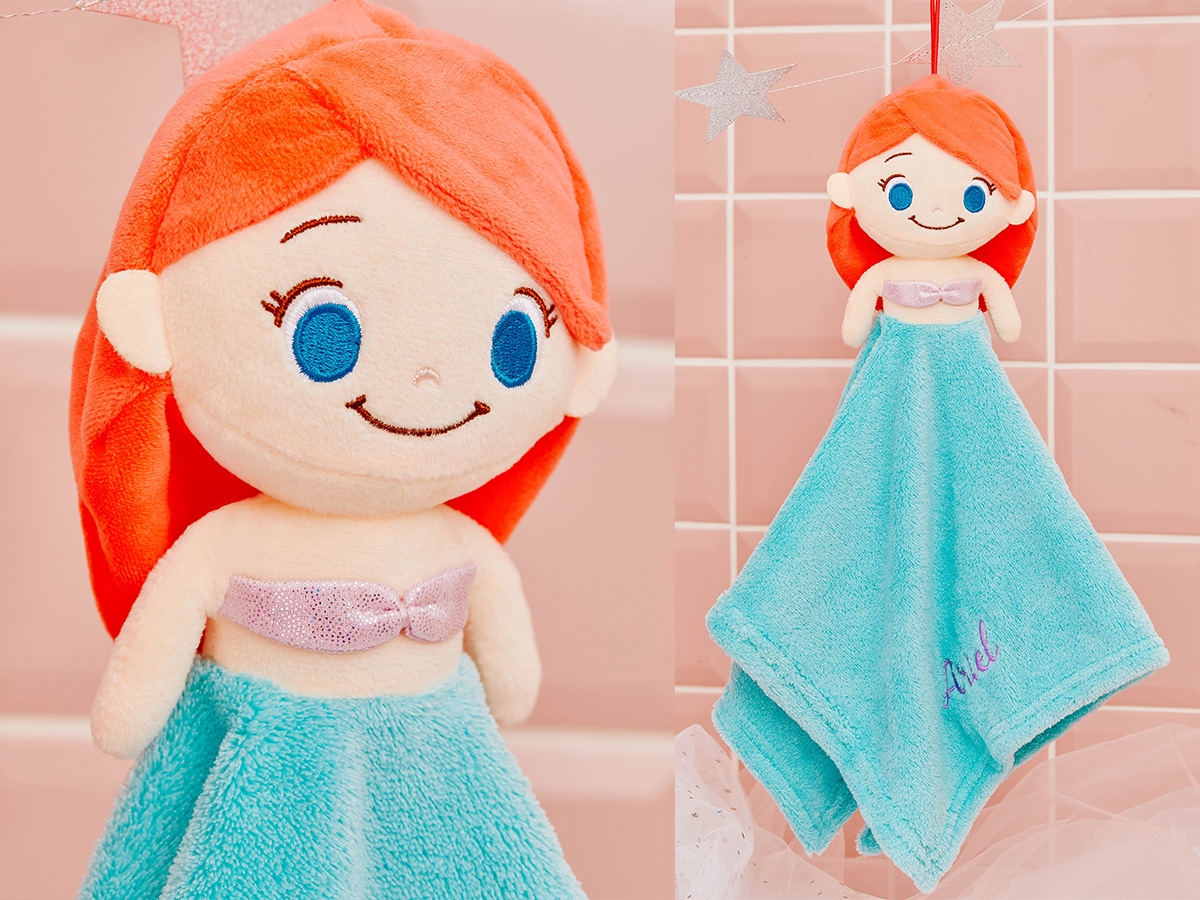 公主玩偶擦手巾《小美人魚》愛麗兒