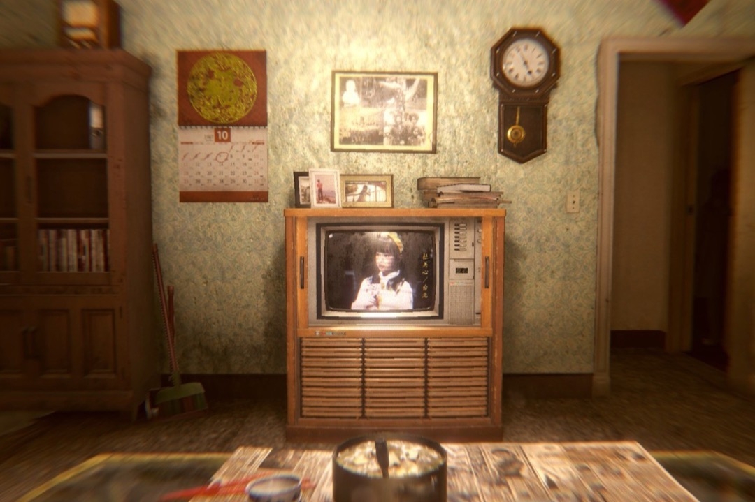遊戲中的復古懷舊公寓擺設