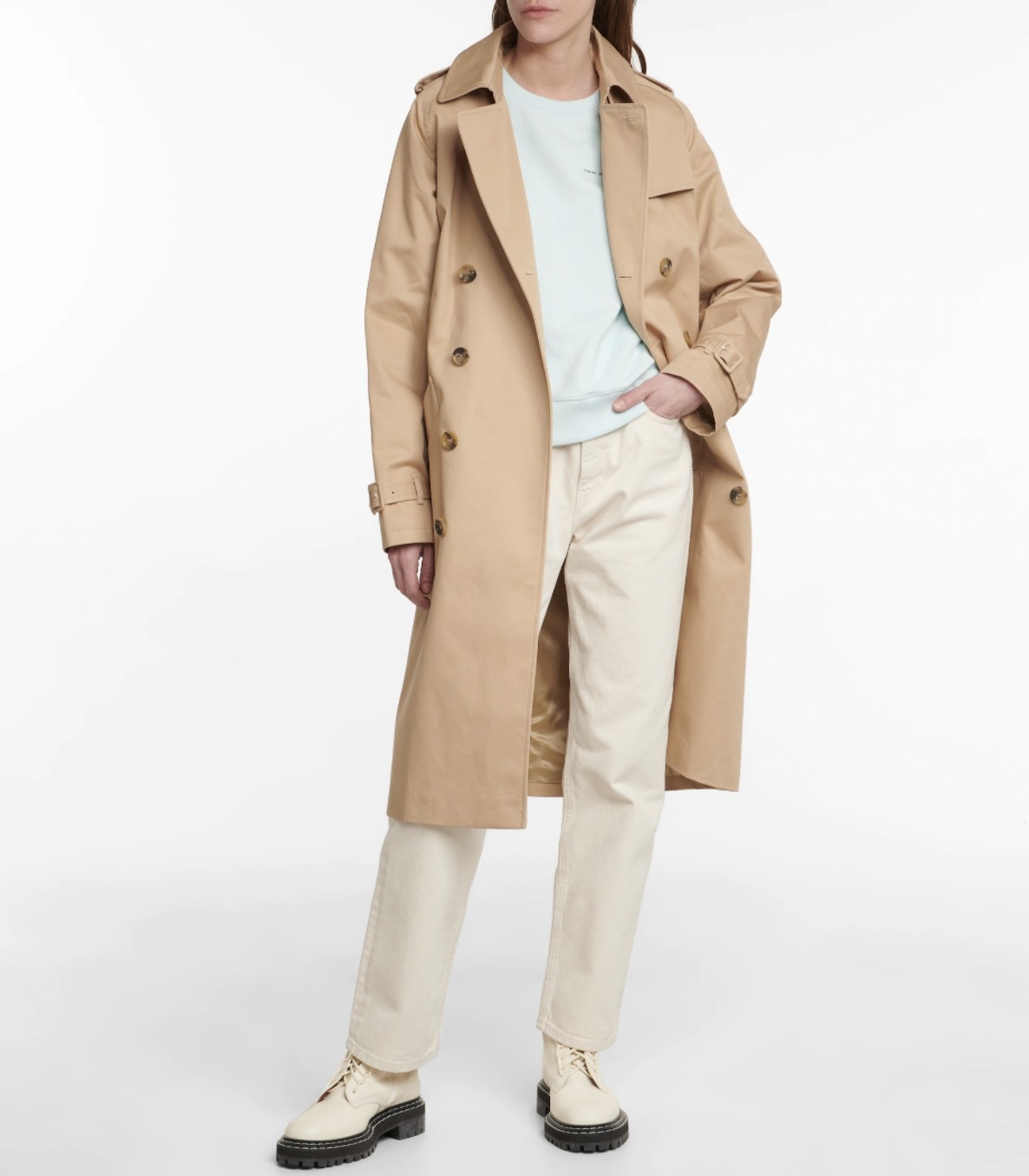 A.P.C. Greta gabardine trench coat,約 NT$16,000