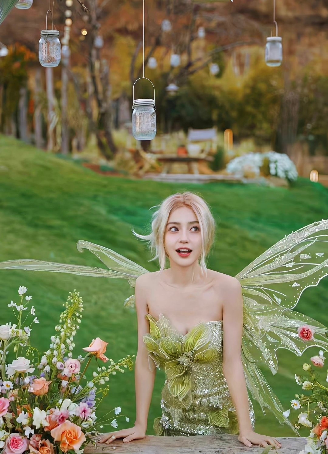 楊穎自拍生日照心情超好