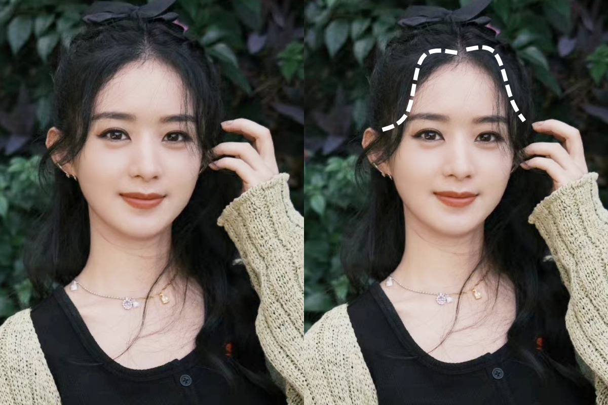 #趙麗穎 八字瀏海