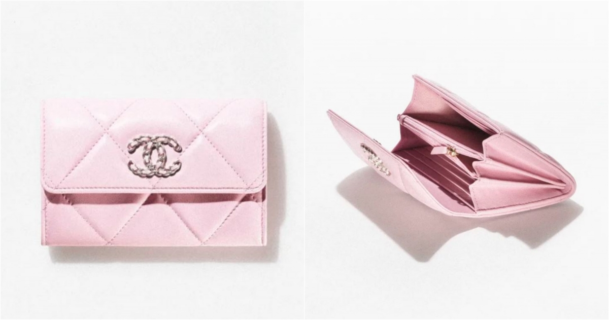 CHANEL 19 口蓋皮夾，NT$34,700 