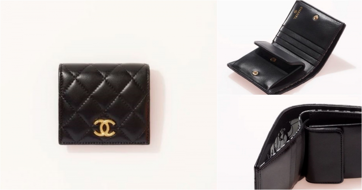 CHANEL 小型口蓋皮夾,NT$24,100