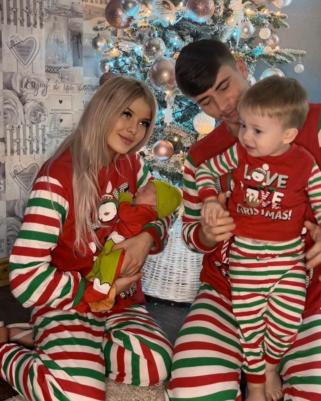 一家四口生活相當美滿